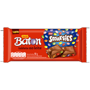 CHOCOLATE GAROTO 90GR BATON SMARTIES