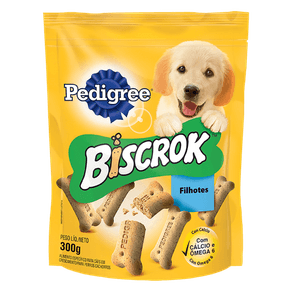 BISCOITO PARA CÃES JUNIOR POUCH BISCOROK PEDIGREE 300GR