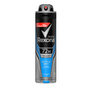 DESODORANTE AEROSOL ACTIVE DRY 72H MASCULINO REXONA 150ML DESODORANTE AEROSOL ACTIVE DRY 72H MASCULINO REXONA 150ML