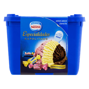 SORVETE NAPOLITANO NESTLE 1.5L SORVETE NAPOLITANO NESTLE 1.5L