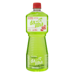 ÁLCOOL PERFUMADO LIMÃO 46.2 DA ILHA 1L ÁLCOOL PERFUMADO LIMÃO 46.2 DA ILHA 1L