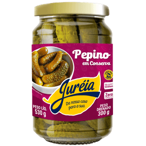 PEPINO JUREIA 300G CONSERVA PEPINO JUREIA 300G CONSERVA