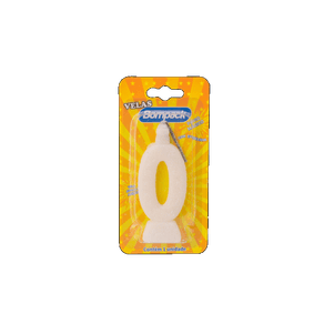 VELA SUPER NUMEROS BOMPACK BRANCA N0 VELA SUPER NUMEROS BOMPACK BRANCA N0