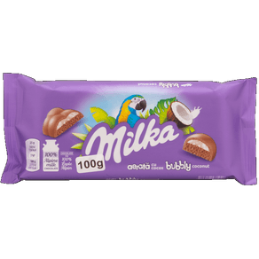 CHOCOLATE MILKA 100G BUBBLY COCO