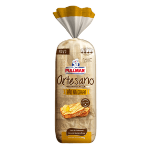 PÃO PULLMAN 500G NA CHAPA ARTESANO PÃO PULLMAN 500G NA CHAPA ARTESANO