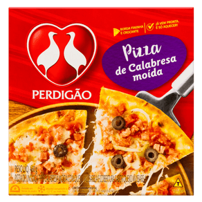 PIZZA CALABRESA PERDIGÃO 460G PIZZA CALABRESA PERDIGÃO 460G