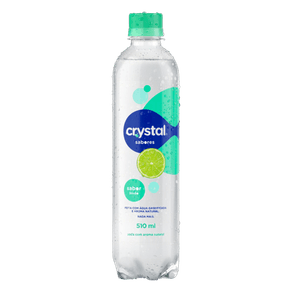 ÁGUA SABORIZADA COM GÁS LIMÃO CRYSTAL SABORES GARRAFA 510ML ÁGUA SABORIZADA COM GÁS LIMÃO CRYSTAL SABORES GARRAFA 510ML