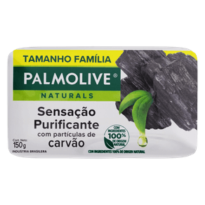 SABONETE PALMOLIVE 150G CARVÃO NATURAL PURIFICANTE SABONETE PALMOLIVE 150G CARVÃO NATURAL PURIFICANTE