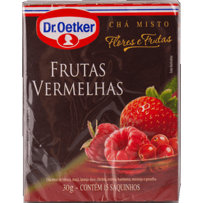CHA DR OETKER 30GR FF FRUTAS VERMELHAS