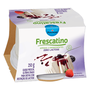 QUEIJO FRESCATINO ZERO LACTOSE POLENGHI 250G QUEIJO FRESCATINO ZERO LACTOSE POLENGHI 250G
