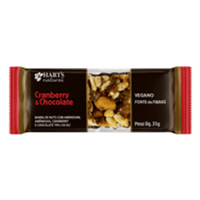 BARRA NUTS HARTS NATURAL 35G PC CRANBERRY/CHOCO BARRA NUTS HARTS NATURAL 35G PC CRANBERRY/CHOCO