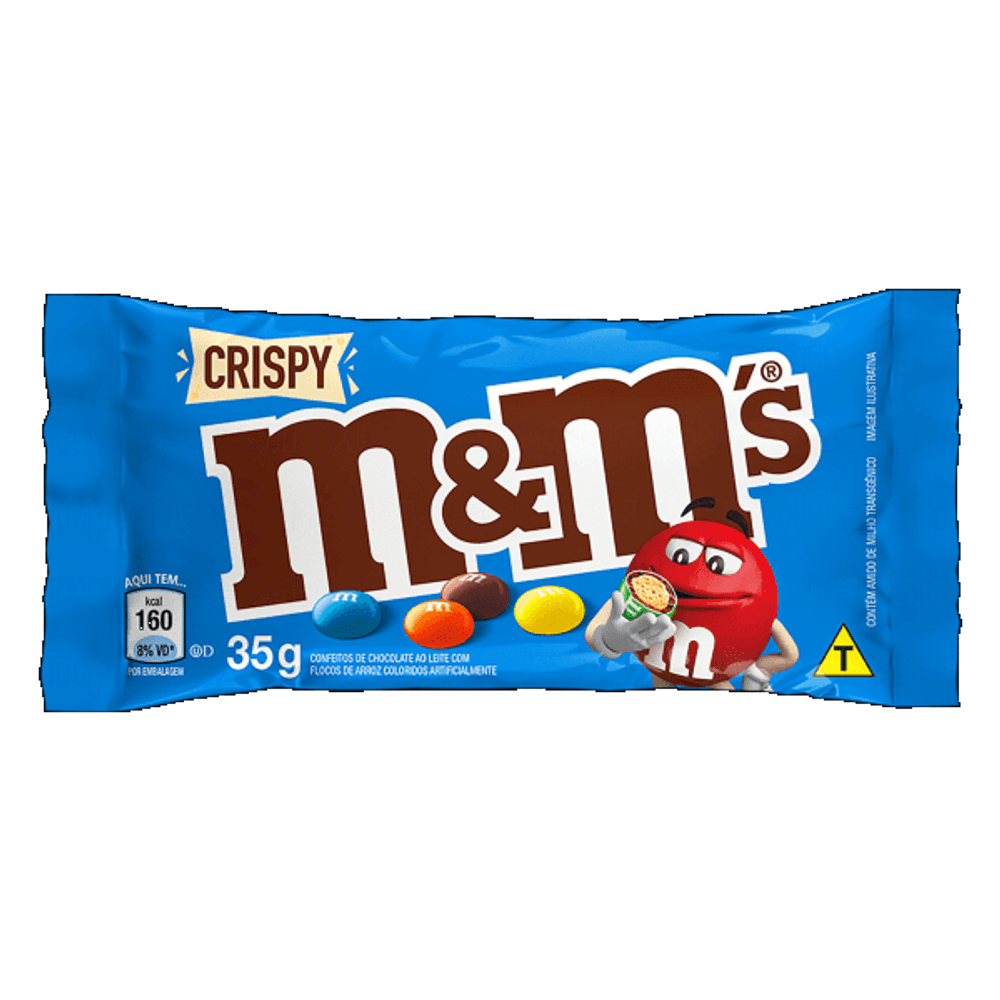 CONFEITO M&MS 35G CRISPY supermercadosimperatriz