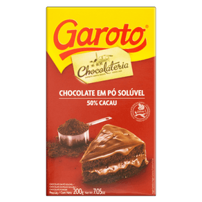 CHOCOLATE EM PÓ GAROTO 200GR