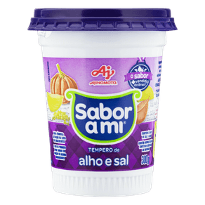 TEMPERO SABOR AMI 300GR ALHO E SAL TEMPERO SABOR AMI 300GR ALHO E SAL