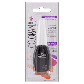 ESMALTE BLACK CREOMSO COLORAMA 8ML ESMALTE BLACK CREOMSO COLORAMA 8ML