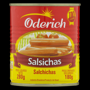 SALSICHA ODERICH 180GR TIPO VIENA