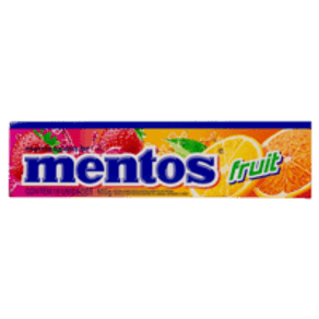 BALA MENTOS STICK 38GR FRUTAS