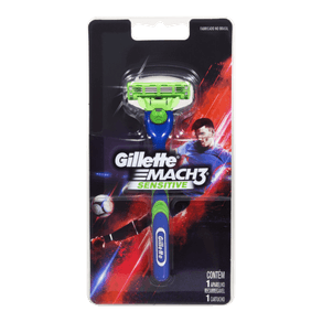 APARELHO BARBEAR SENSITIVE GILLETE MACH 3 APARELHO BARBEAR SENSITIVE GILLETE MACH 3