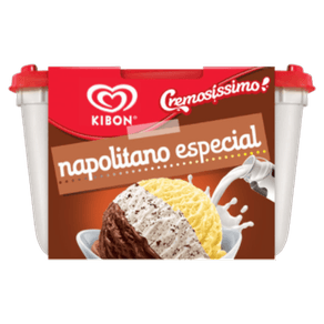 SORVETE NAPOLITANO KIBON 2L SORVETE NAPOLITANO KIBON 2L