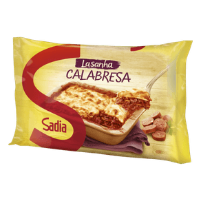 LASANHA CALABRESA SADIA 600G LASANHA CALABRESA SADIA 600G