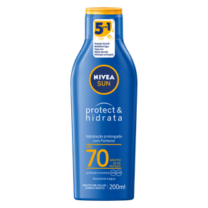 PROTETOR SOLAR PROTECT & HIDRATA FPS70 NIVEA 200ML PROTETOR SOLAR PROTECT & HIDRATA FPS70 NIVEA 200ML