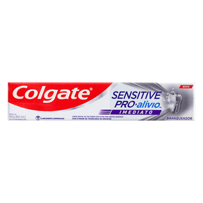 CREME DE DENTE PRO ALÍVIO IMEDIATO BRANQUEDOR COLGATE 90G CREME DE DENTE PRO ALÍVIO IMEDIATO BRANQUEDOR COLGATE 90G