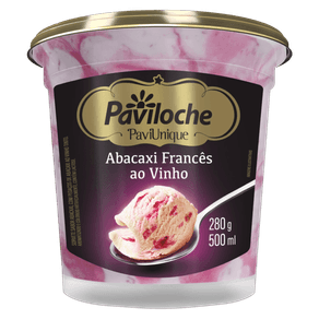 SORVETE ABACAXI FRANCÊS PAVILOCHE 500ML