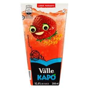 SUCO DE MORANGO DEL VALLE KAPO 200ML SUCO DE MORANGO DEL VALLE KAPO 200ML