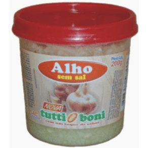 ALHO TUTTI BONI 200GR TRITUR S/SAL ALHO TUTTI BONI 200GR TRITUR S/SAL
