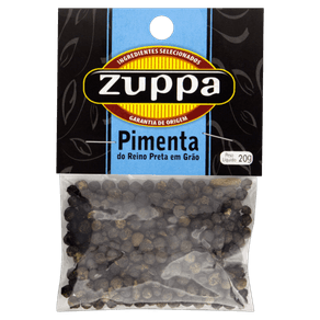 PIMENTA DO REINO PRETA EM GRÃO ZUPPA 20G PIMENTA DO REINO PRETA EM GRÃO ZUPPA 20G
