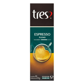 CAFÉ ESPRESSO PLENO EM CÁPSULA 3 CORAÇÕES 80G CAFÉ ESPRESSO PLENO EM CÁPSULA 3 CORAÇÕES 80G