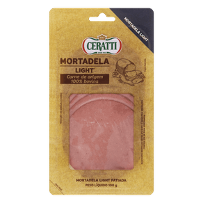 MORTADELA BOLOGNA LIGHT CERATTI 100G MORTADELA BOLOGNA LIGHT CERATTI 100G