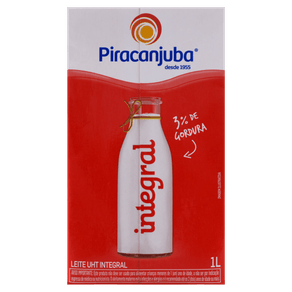 LEITE LV PIRACANJUBA 1LT INTEGRAL LEITE LV PIRACANJUBA 1LT INTEGRAL