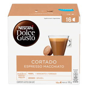 CAFÉ CORTADO EXPRESSO MACCHIATO DOLCE GUSTO NESCAFÉ 100,8G