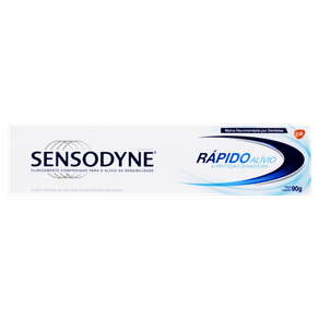 CREME DENTAL RÁPIDO ALÍVIO SENSODYNE 90G CREME DENTAL RÁPIDO ALÍVIO SENSODYNE 90G