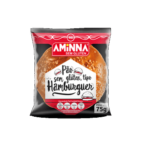 PÃO AMINNA 75G TIPO HAMBÚRGUER SEM GLÚTEN PÃO AMINNA 75G TIPO HAMBÚRGUER SEM GLÚTEN