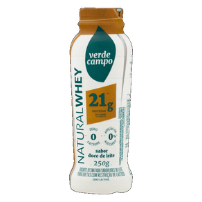 IOGURTE WHEY 21 DOCE DE LEITE VERDE CAMPO 250G IOGURTE WHEY 21 DOCE DE LEITE VERDE CAMPO 250G