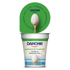 IOGURTE NATURAL DESNATADO DANONE 160G IOGURTE NATURAL DESNATADO DANONE 160G