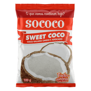 COCO RALADO SOCOCO 100GR ADOCADO SWEET