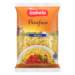 MASSA ISABELA 500GR C/ OVOS PARAFUSO MASSA ISABELA 500GR C/ OVOS PARAFUSO