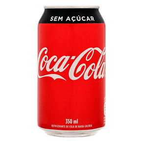 REFRIGERANTE COCA-COLA LATA 350ML ZERO REFRIGERANTE COCA-COLA LATA 350ML ZERO