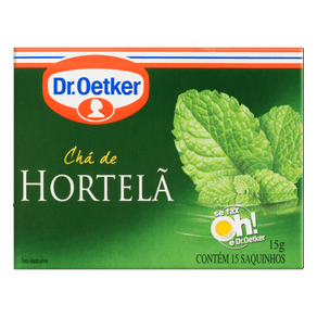 CHA DR OETKER 15GR HORTELA C/15 CHA DR OETKER 15GR HORTELA C/15