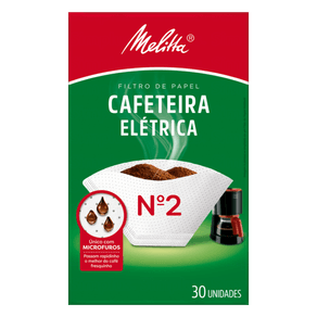 FILTRO CAFE MELITTA C/30 UN N2 CAFETEIRA ELETR