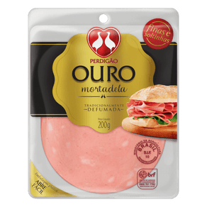 MORTADELA OURO PERDIGÃO 200G MORTADELA OURO PERDIGÃO 200G