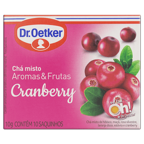 CHA DR OETKER 10GR 10 SACHES FF CRAMBERRY