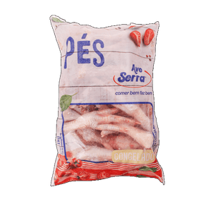 PÉS DE FRANGO CONGELADO AVE SERRA 1KG PÉS DE FRANGO CONGELADO AVE SERRA 1KG