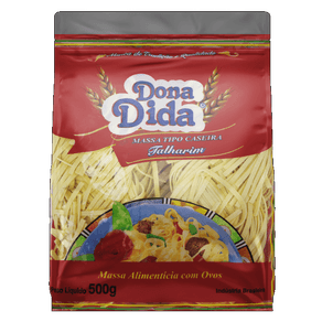 MASSA DONA DIDA 500GR C/OVOS CASEIRA MASSA DONA DIDA 500GR C/OVOS CASEIRA