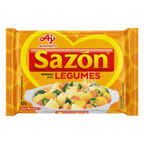 TEMPERO SAZON 60GR AMARELO P/LEGUM TEMPERO SAZON 60GR AMARELO P/LEGUM