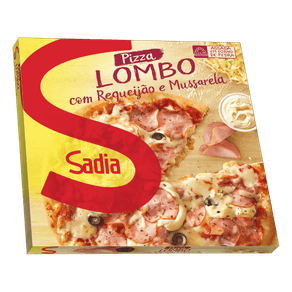 PIZZA LOMBO COM CATUPIRY CONGELADO SADIA 460G