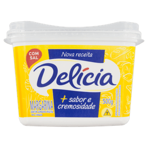 MARGARINA COM SAL DELÍCIA 500G MARGARINA COM SAL DELÍCIA 500G